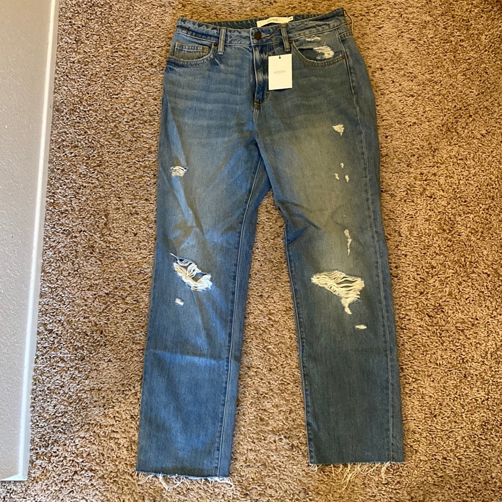 Hidden Tracey High Rise Straight Crop jean.